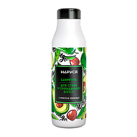 Маруся шампунь д\сух.и окр.волос с маслом авокадо 400 мл.--9