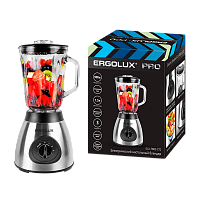 Блендер Ergolux ELX-TB02-C72 900W 2 скорости серебристый (1/6) 