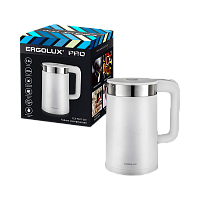 Электрочайник Ergolux ELX-KS11-C01 2200W 1.8л белый (1/12) 