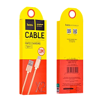 Кабель HOCO X2 USB (m)-Type-C (m) 1м 2.1A нейлон золотой (1/30/300)