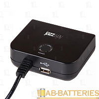 Автомобильное З/У JAZZway CAS-3USB 1USB 2.1A 3 прикуривателя черный 