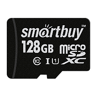 Карта памяти microSD Smartbuy 128GB Class10 UHS-I (U1) 90 МБ/сек без адаптера