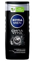 Гель для душа мужской Nivea Сила Угля 250мл (1/12)