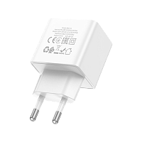 Сетевое З/У Borofone BAS11A 1USB 2.1A белый (1/76/304)