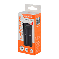 З/У для аккумуляторов GoPower ЛиЧарджер/LiCharger Eco 2 Li-ion 2 слота (1/40/80)