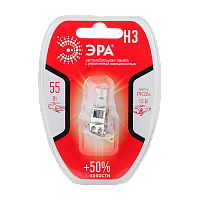 Лампа галогенная ЭРА H3 PK22s 55W 12V (1/10/100)