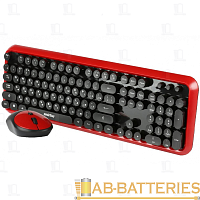 Набор клавиатура+мышь беспроводной Smartbuy 620382AG классическая черный красный (1/10)