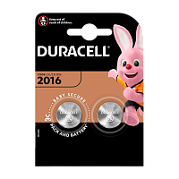Батарейка Duracell CR2016 BL2 Lithium 3V (2/20/200) 