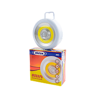 Фонарь туристический Облик 5036 3W COB от батареек с датчиком движения белый