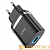 Сетевое З/У HOCO N1 1USB 2.4A черный (1/12/120)