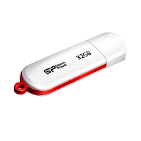 Флеш-накопитель Silicon Power LuxMini 320 32GB USB2.0 пластик белый