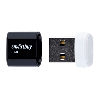 Флеш-накопитель Smartbuy Lara 8GB USB2.0 пластик черный