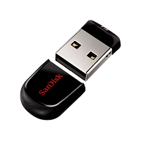 Флеш-накопитель SanDisk Cruzer Fit CZ33 64GB USB2.0 пластик с колпачком черный 