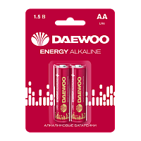 Батарейка Daewoo ENERGY LR6 AA BL2 Alkaline 1.5V (2/20/480)