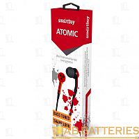Наушники внутриканальные Smartbuy Atomic красный (1/50) 