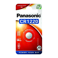Батарейка Panasonic Power Cells CR1220 BL1 Lithium 3V в блистере (1/12) 