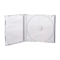 Футляр для CD-box прозрачный Тайвань 10мм 1 С /200/
