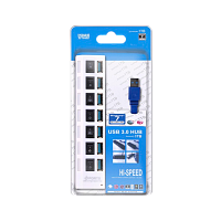 USB-Хаб Smartbuy 7307 7USB USB3.0 с выключателем белый