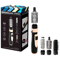 Фен Ergolux ELX-HD04-C64 1000W с расческой золотой черный (1/10) 