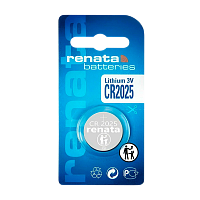 Батарейка Renata CR2025 BL1 Lithium 3V (10/300/2400)