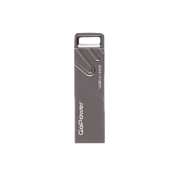 Флеш-накопитель GoPower TITAN 64GB USB3.0 металл черный графит (1/50/1000) 