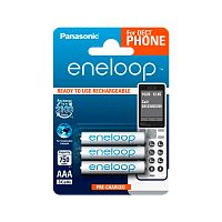 Аккумулятор предзаряженный RTU Panasonic HR03 AAA BL3 NI-MH eneloop DECT 750mAh (3/30)