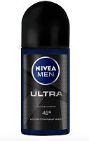Дезодорант мужской Nivea Ultra роликовый 50мл (1/30)
