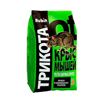 Тесто-брикеты Рубит от крыс и мышей ТриКота мумиф. приманка 350г (1/20)