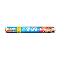 Фольга пищевая "СУПЕР ПРОЧНАЯ", 29 см х 10 м + 1 м АКЦИЯ, 14 мкм, PATERRA, в пленке (1/27)