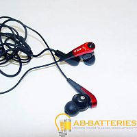 Наушники внутриканальные L-PRO AP-065MP черный красный (1/10/120)