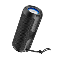 Портативная колонка HOCO BS48 bluetooth 5.1 FM/TF/USB/AUX черный (1/40)