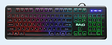 Клавиатура проводная Defender GK-778DL RAID игровая USB 1.5м черный (1/20)
