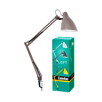 Светильник настольный Camelion KD-335 40W 230V E27 струбцина тауп (1/12)