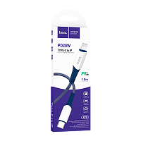 Кабель HOCO X70 Lightning (m)-Type-C (m) 1м 20W нейлон синий (1/31/310)