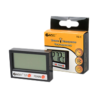 Термометр электронный Garin TC-1 настенный с часами