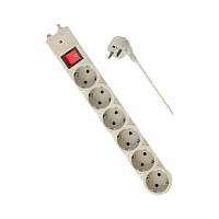 Сетевой фильтр Defender DFS 601 6р.С/З 10A 1.8м 220 Дж белый (1/30)