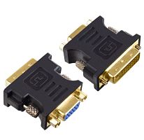 Переходник Perfeo VGA (f)-DVI-A (m) черный (1/100) 