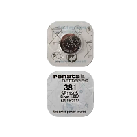 Батарейка Renata 381 (SR1120SW) BL10 Silver Oxide 1.55V (10/100) 