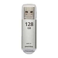 Флеш-накопитель Smartbuy V-Cut 128GB USB3.1 пластик серебряный 