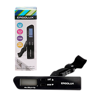 Весы безмен Ergolux ELX-SB04-C02 электронные 50кг дисплей черный (1/24)