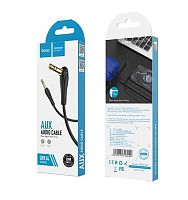 Кабель AUX HOCO UPA14 Jack 3.5mm (m)-Jack 3.5mm (m) 2м ПВХ черный (1/63/252) 