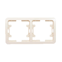 Рамка Makel Lillium Natural 4пост. кремовый 55239 (1/25)