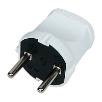 Вилка электрическая Makel белый 10001 (1/100)