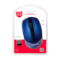 Мышь беспроводная Smartbuy 332AG ONE классическая USB синий (1/60) 