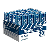 Батарейка Ergolux LR6 AA BOX20 ПРОМО Alkaline 1.5V (20/480)