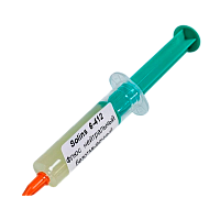 Флюс Solins 6-412 ROL0 NC для пайки 10мл ГЕЛЬ