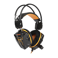 Наушники полноразмерные Smartbuy Rush COBRA с микр. игровые черный оранжевый 