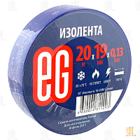 Изолента Еврогарант/EG ПВХ 19мм*20м ассорти