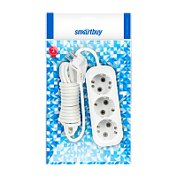 Удлинитель Smartbuy 3р.С/З 16A 7.0м белый (1/40)