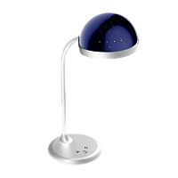 Светильник настольный Camelion KD-828 6.5W 220V 1LED на основании сенс. RGB-ночник белый (1/6)